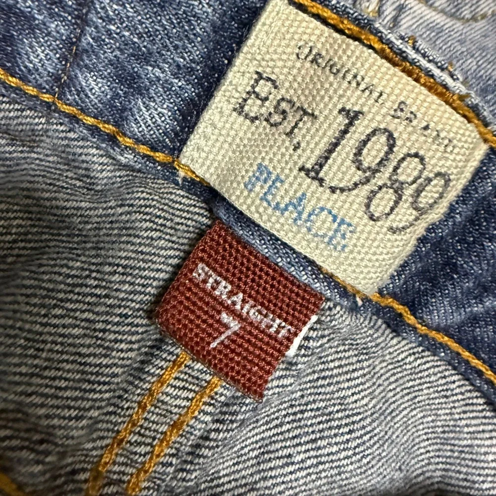 Kids Boys Jeans Straight Fit Blue Denim Pants Size 7‎ The Children's Place